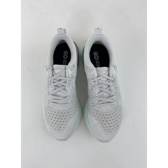 Nike React Infinity Run Flyknit 2 Green Gray Women's Sneakers Shoes NO SHOE BOX - Picture 9 of 12